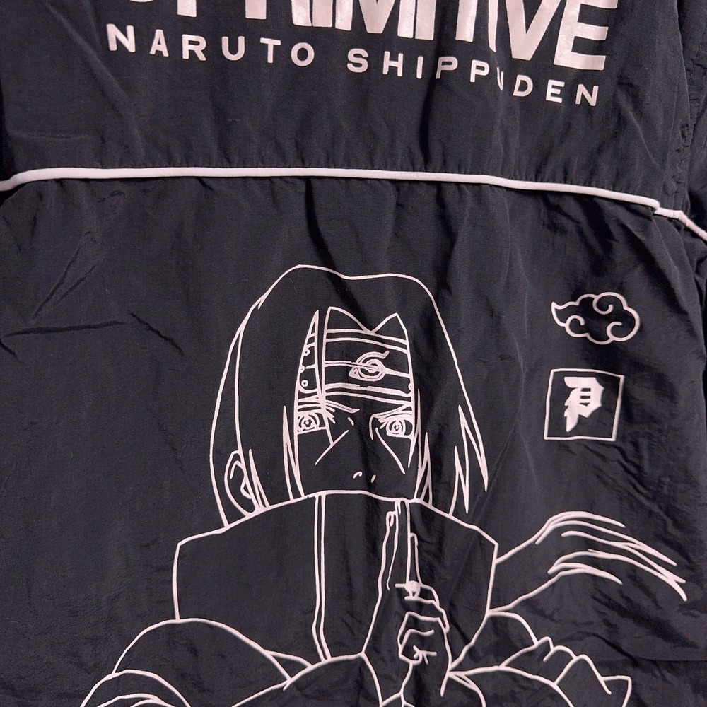Primitive Naruto Jacket Size Small Windbreaker Anime Itachi (Faulty Zipper) - Picture 8 of 10